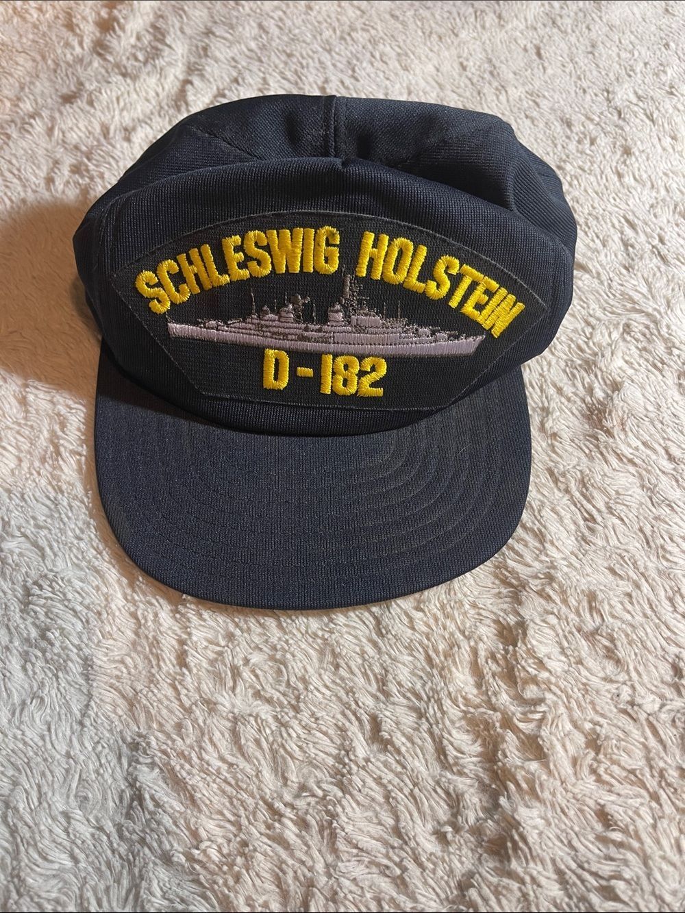 SchleswigโHolstein D-182 Navy Embroidered Cap vintage